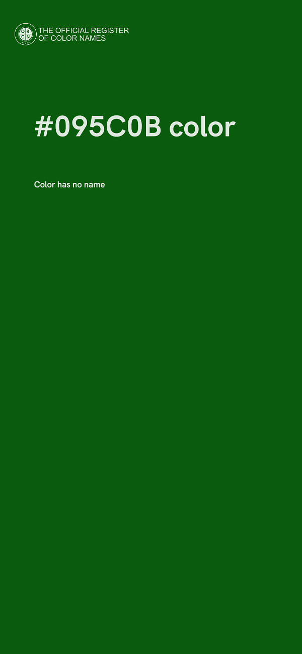 #095C0B color image