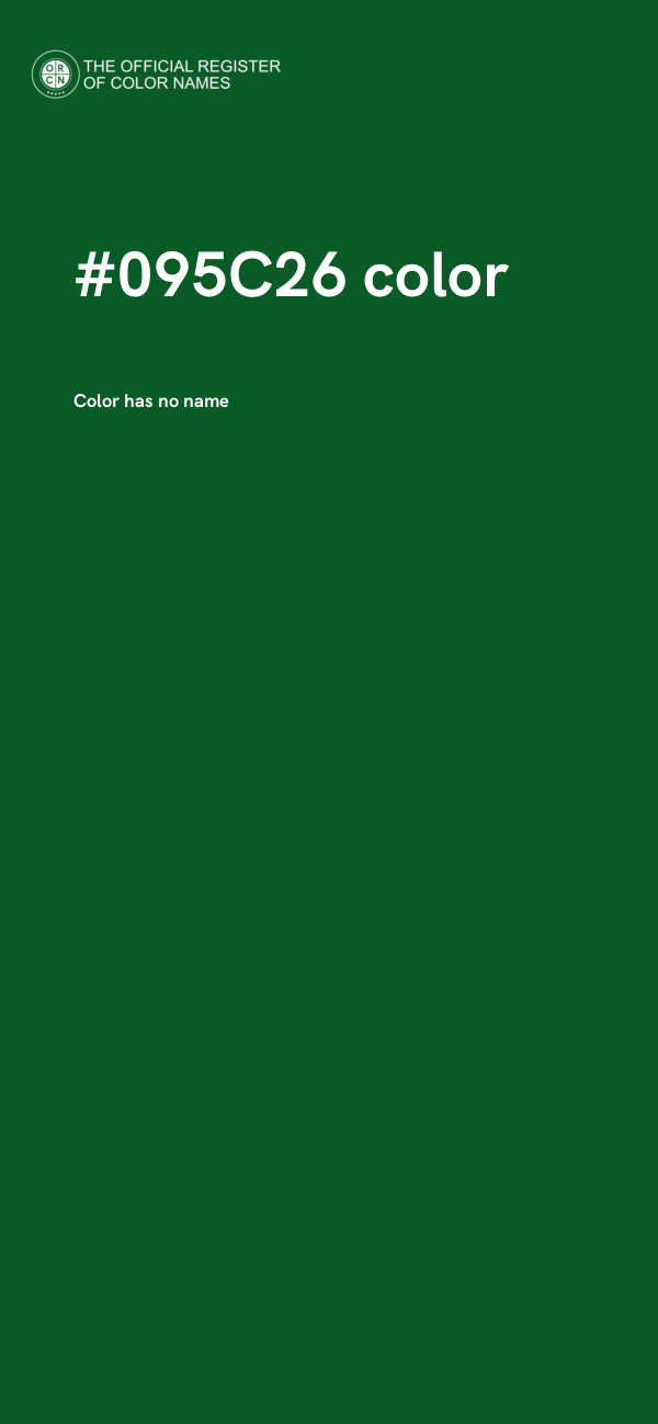 #095C26 color image