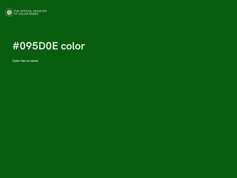 #095D0E color image