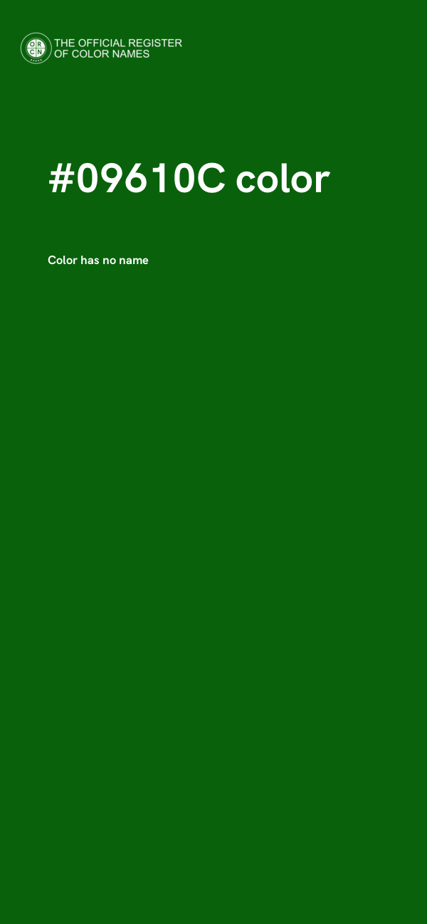 #09610C color image