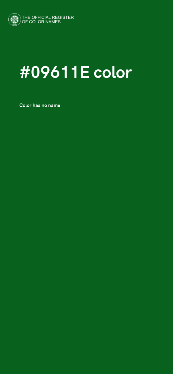 #09611E color image