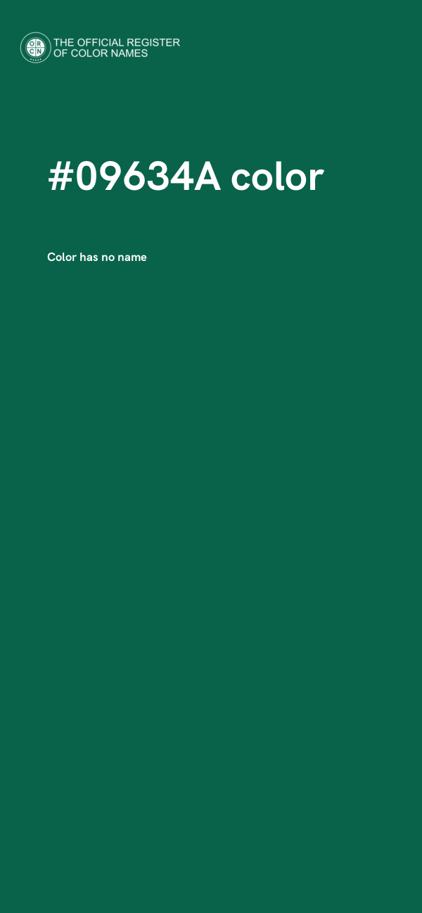 #09634A color image
