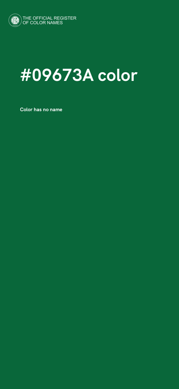 #09673A color image