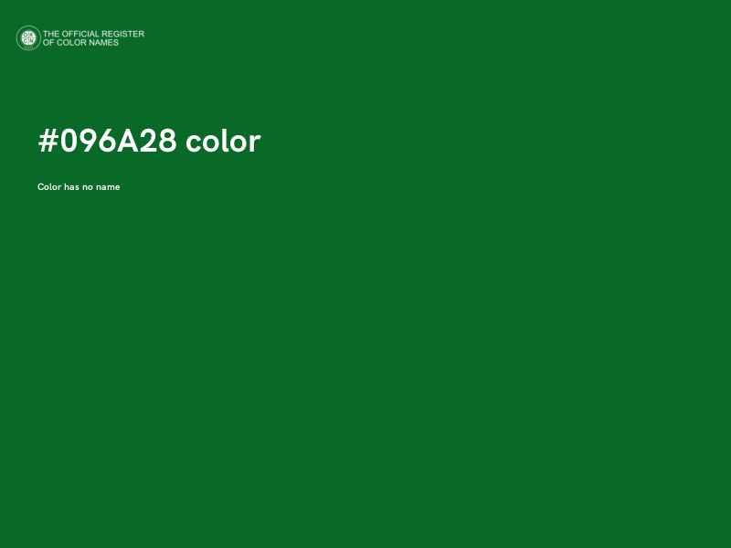 #096A28 color image