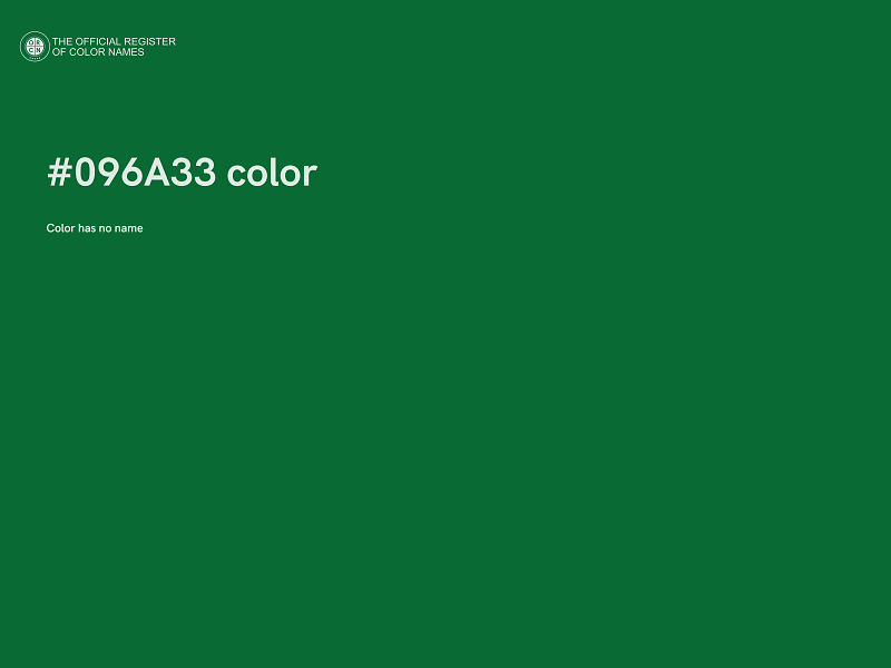 #096A33 color image