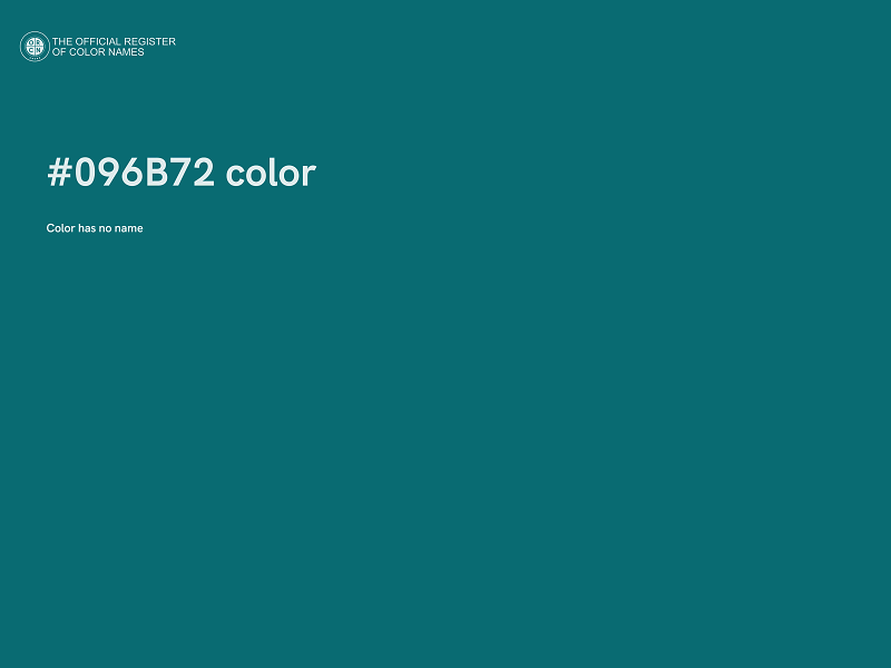 #096B72 color image