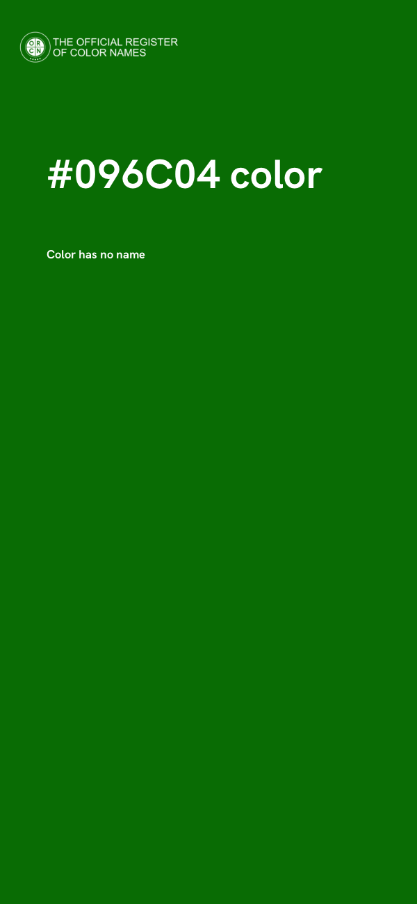 #096C04 color image