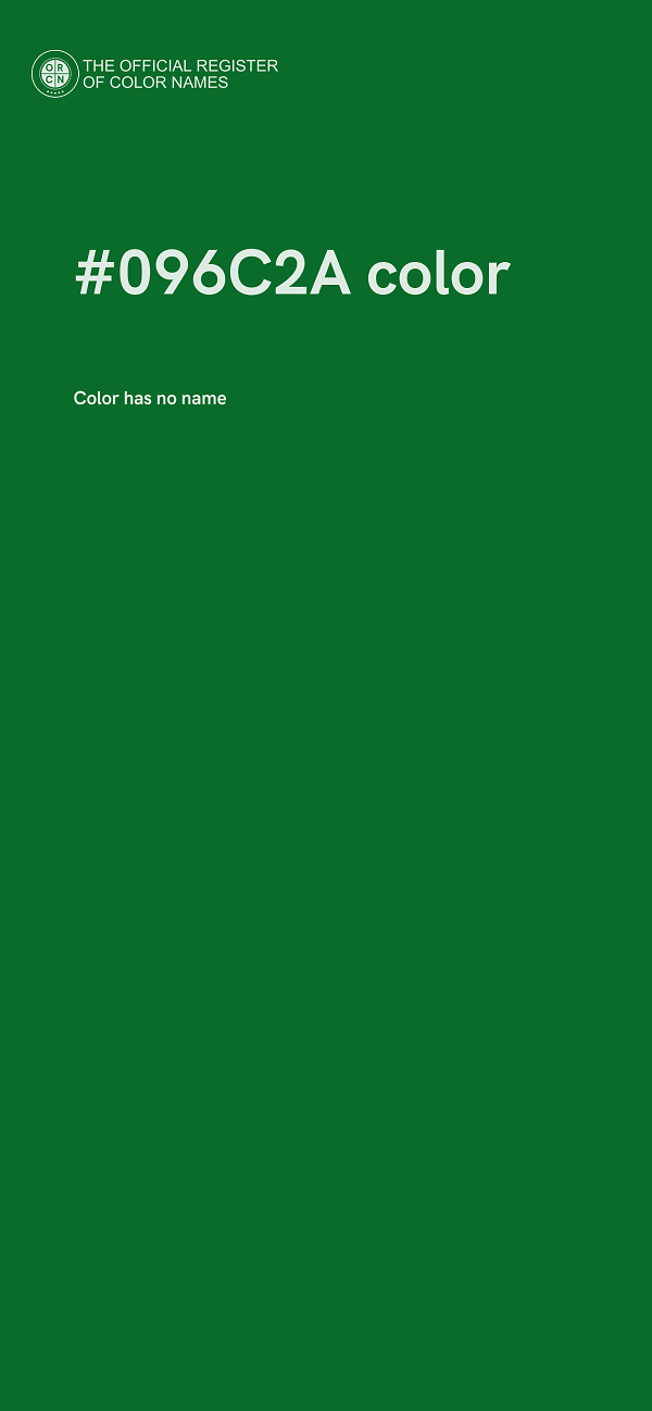 #096C2A color image