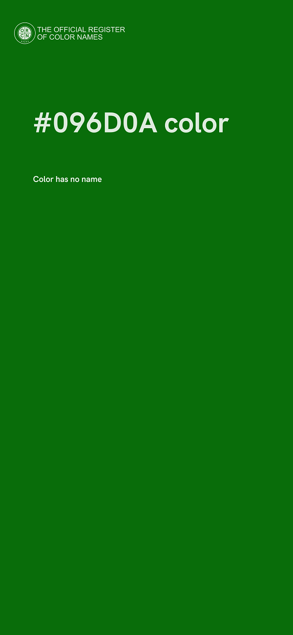 #096D0A color image