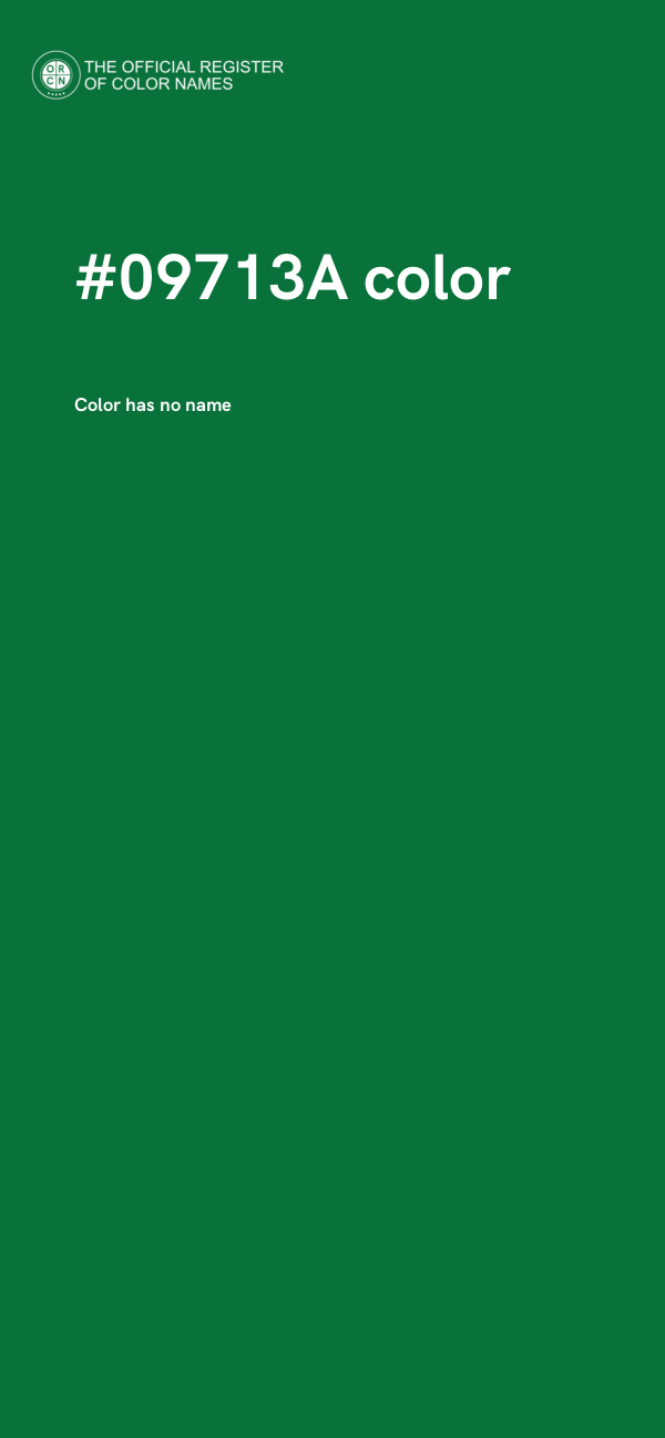 #09713A color image