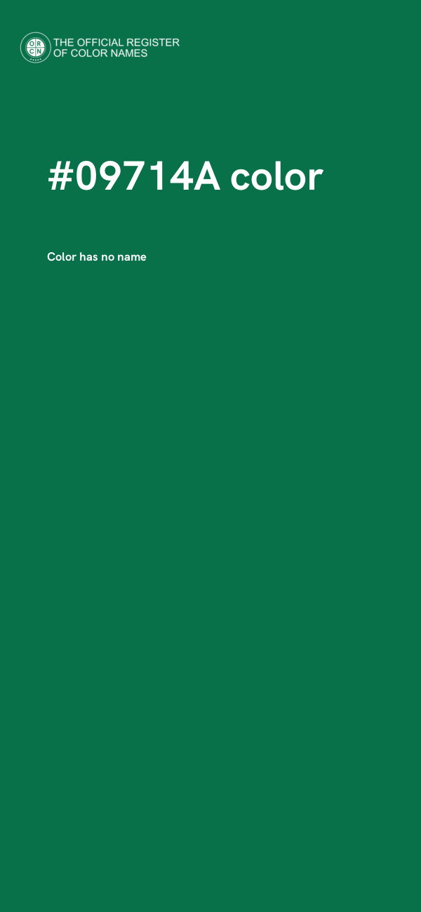 #09714A color image
