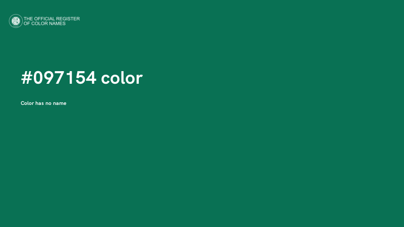 #097154 color image
