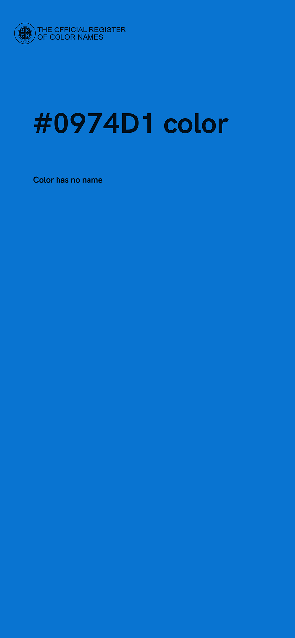 #0974D1 color image