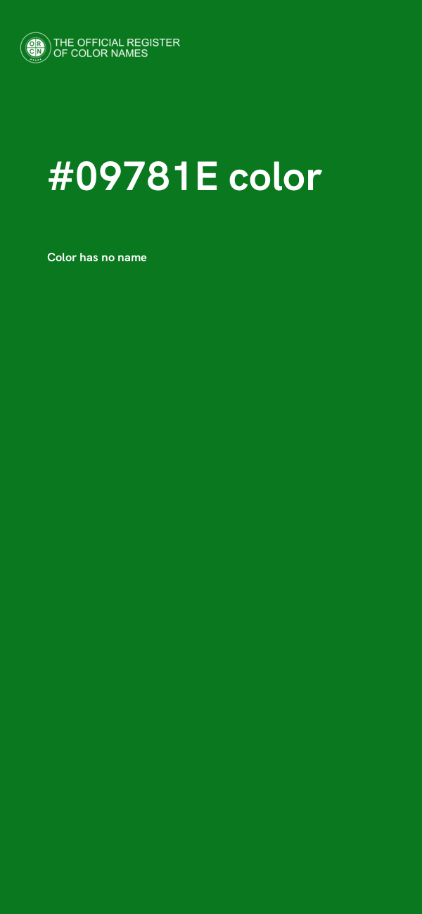 #09781E color image