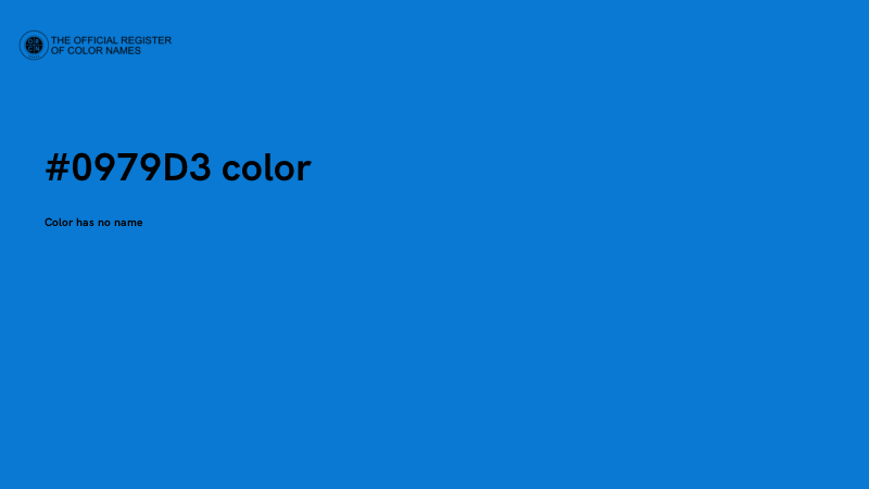 #0979D3 color image