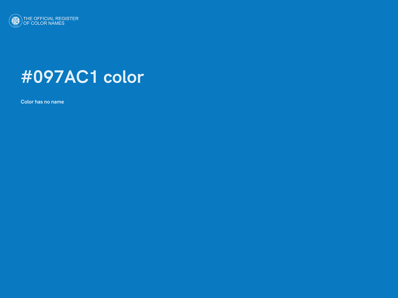 #097AC1 color image