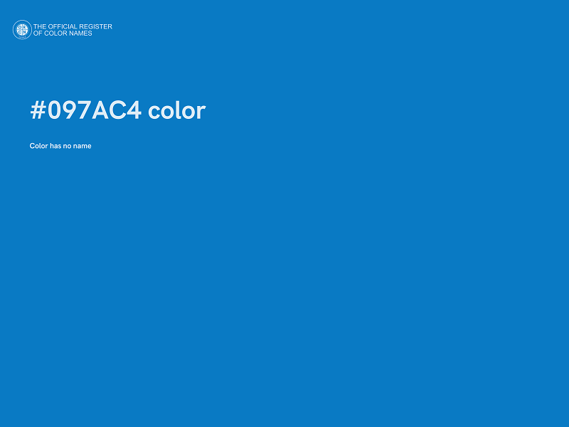 #097AC4 color image