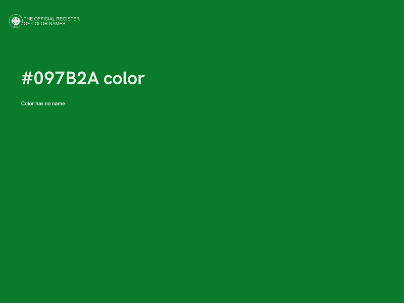 #097B2A color image