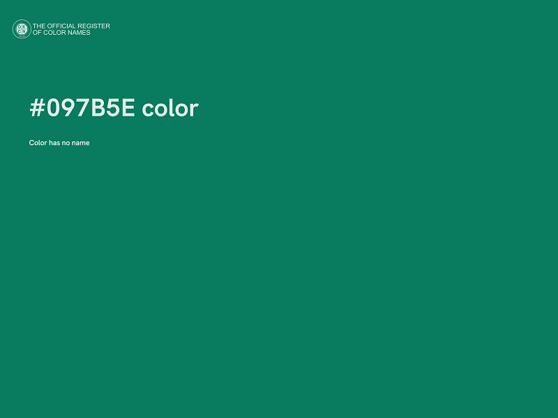 #097B5E color image
