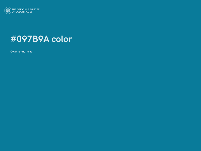 #097B9A color image