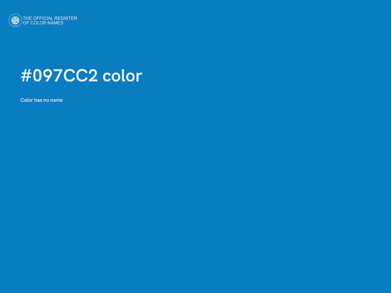 #097CC2 color image