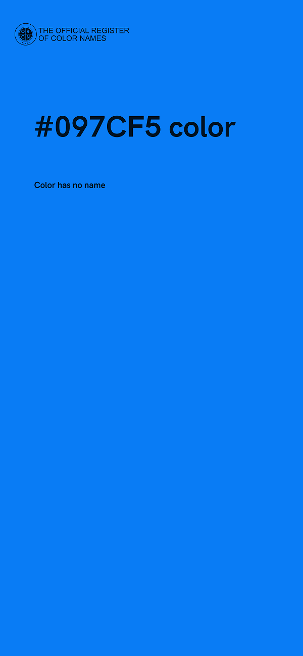 #097CF5 color image