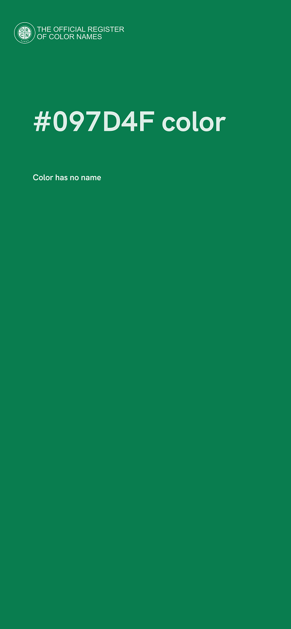 #097D4F color image