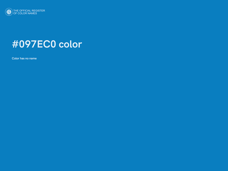 #097EC0 color image