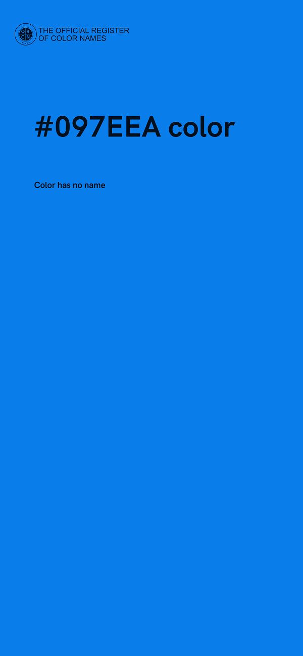 #097EEA color image