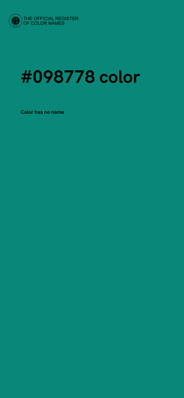 #098778 color image