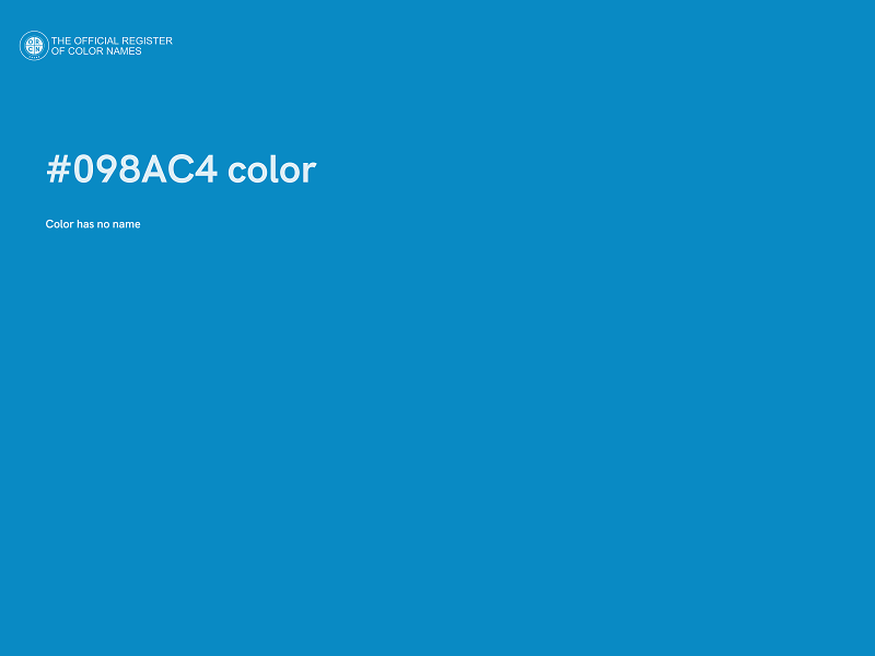 #098AC4 color image