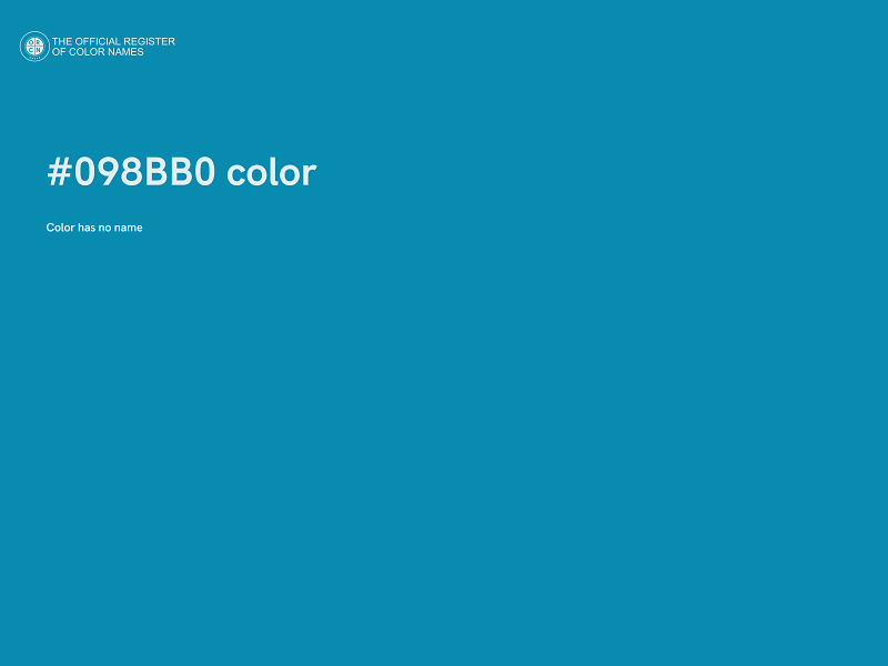 #098BB0 color image