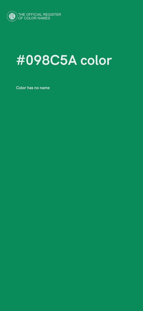 #098C5A color image