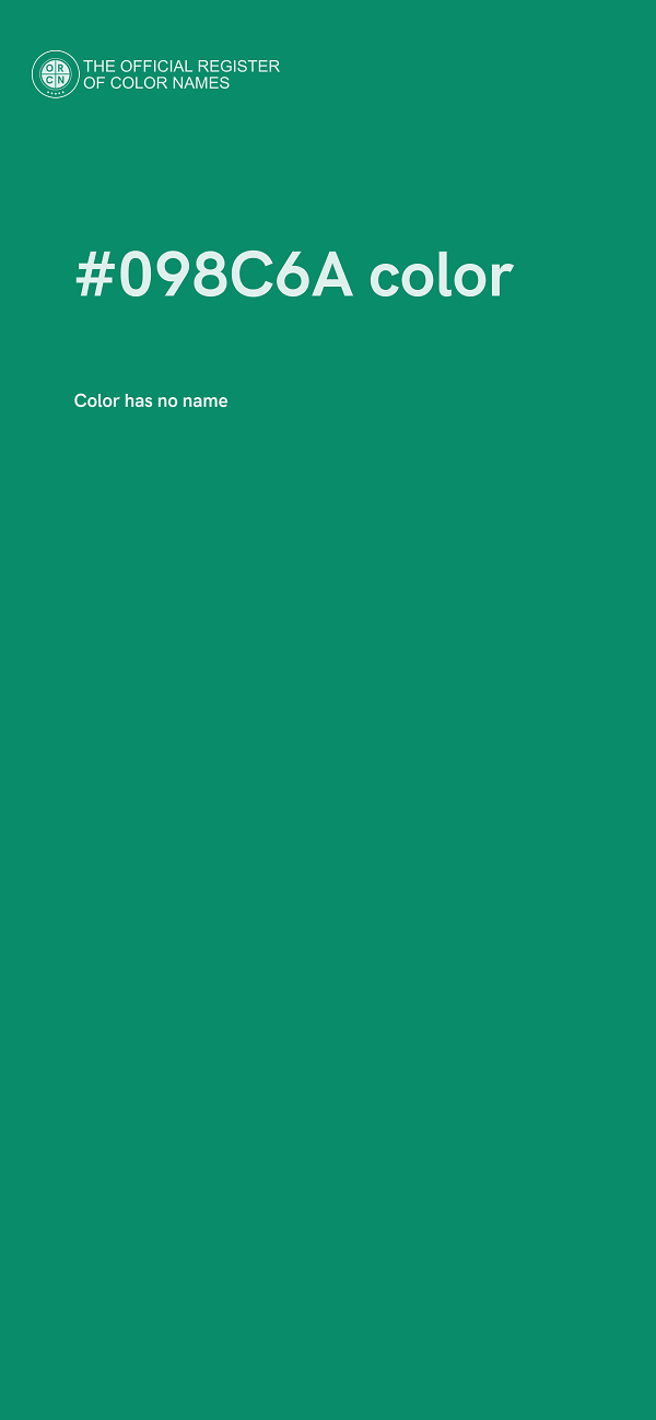 #098C6A color image