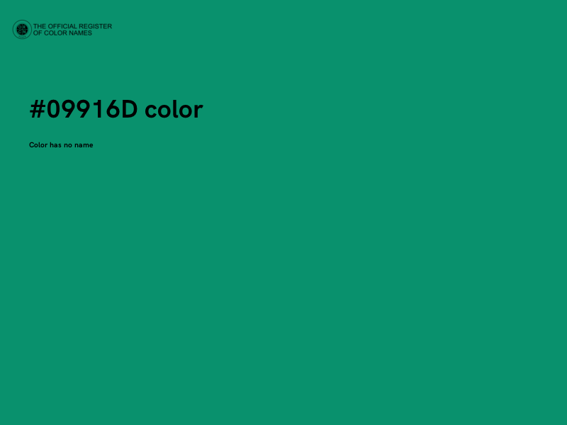 #09916D color image