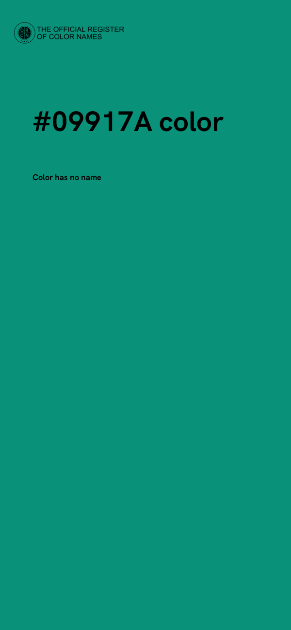 #09917A color image