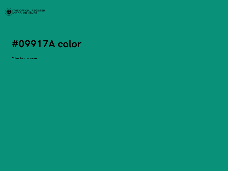 #09917A color image
