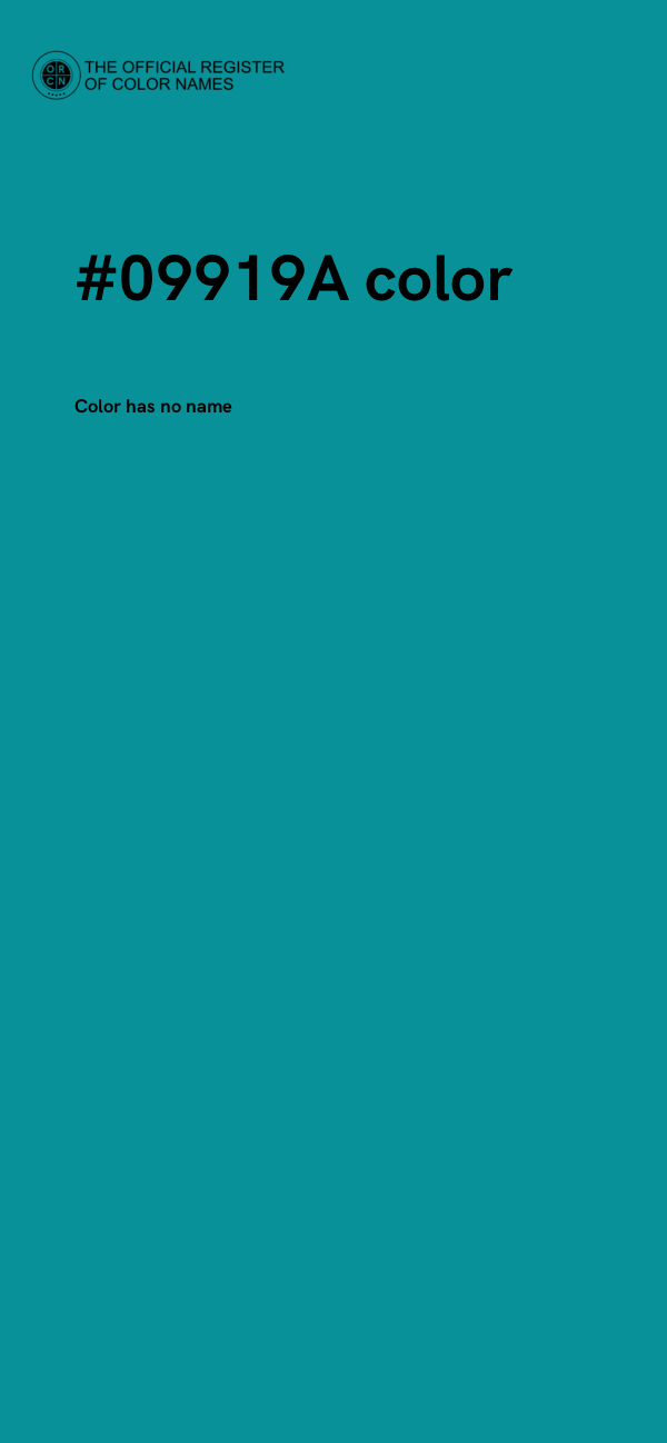 #09919A color image