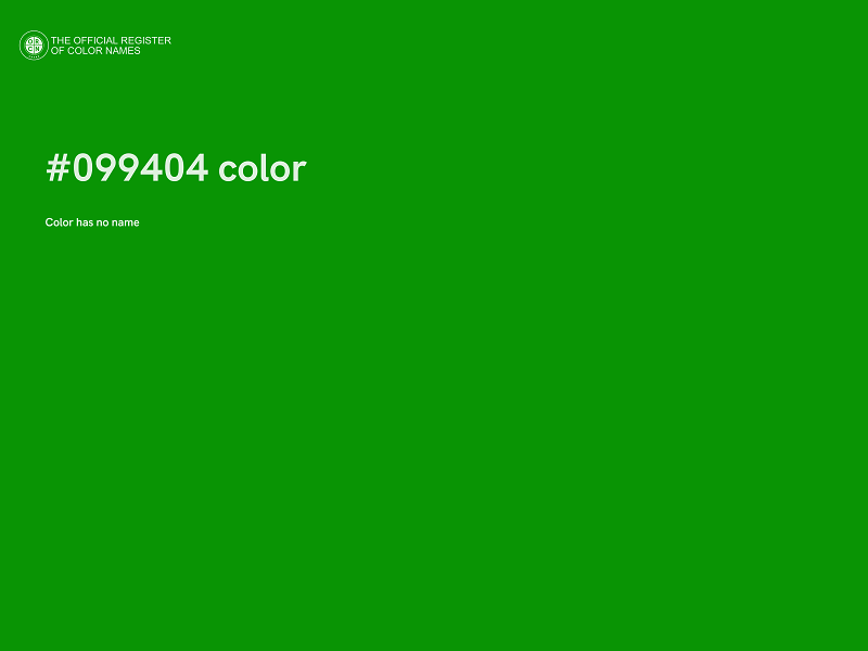 #099404 color image