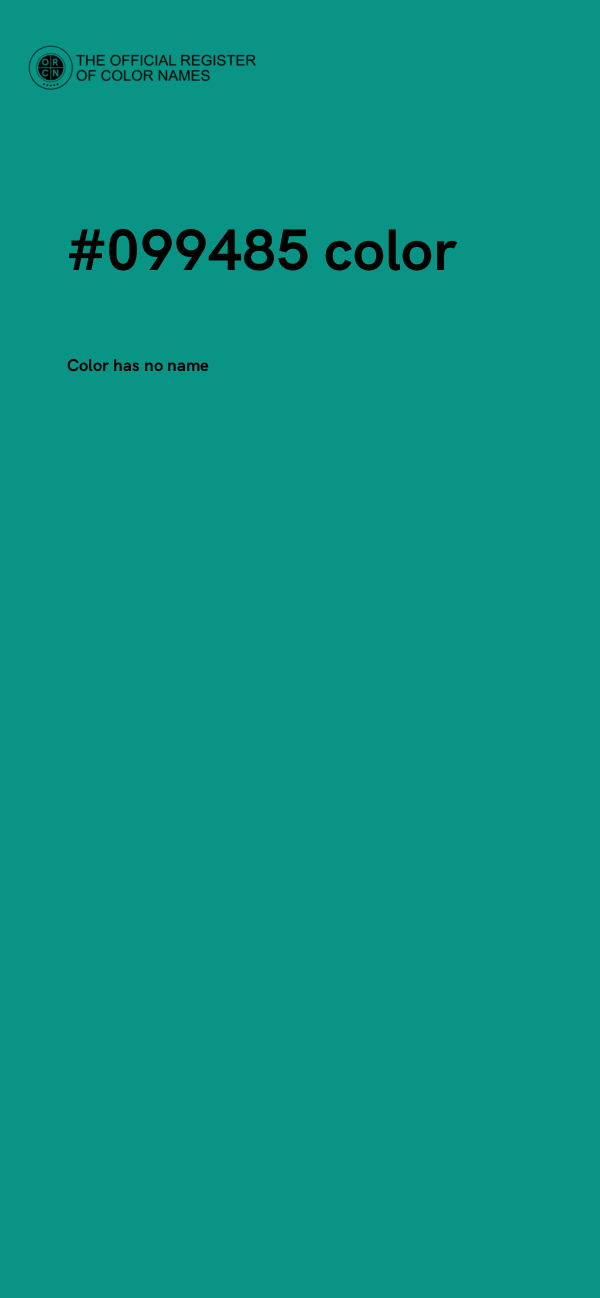 #099485 color image