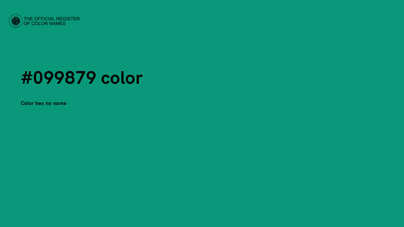 #099879 color image