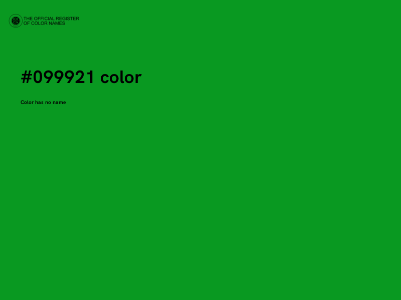 #099921 color image