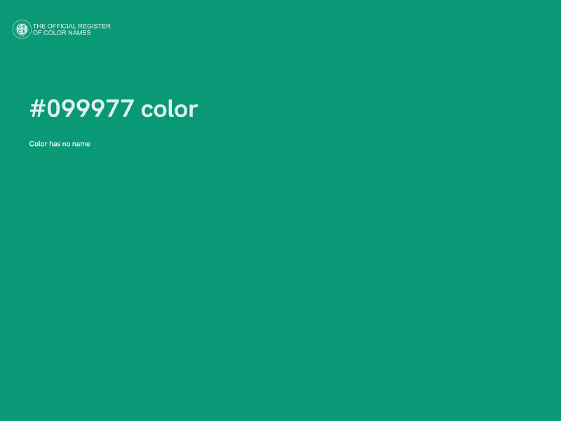 #099977 color image