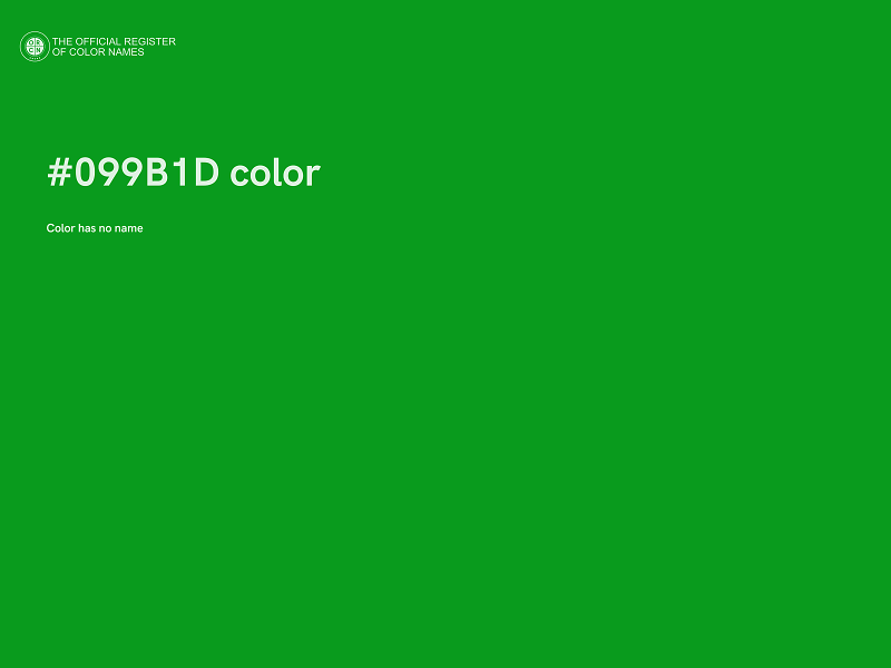 #099B1D color image