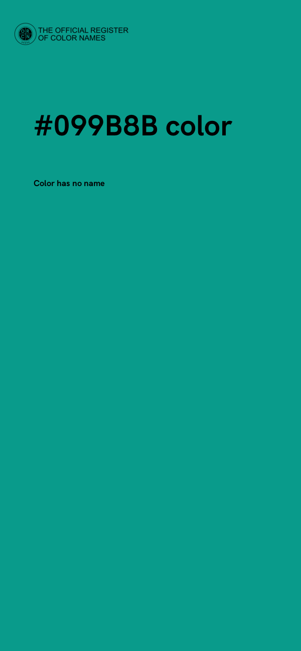 #099B8B color image