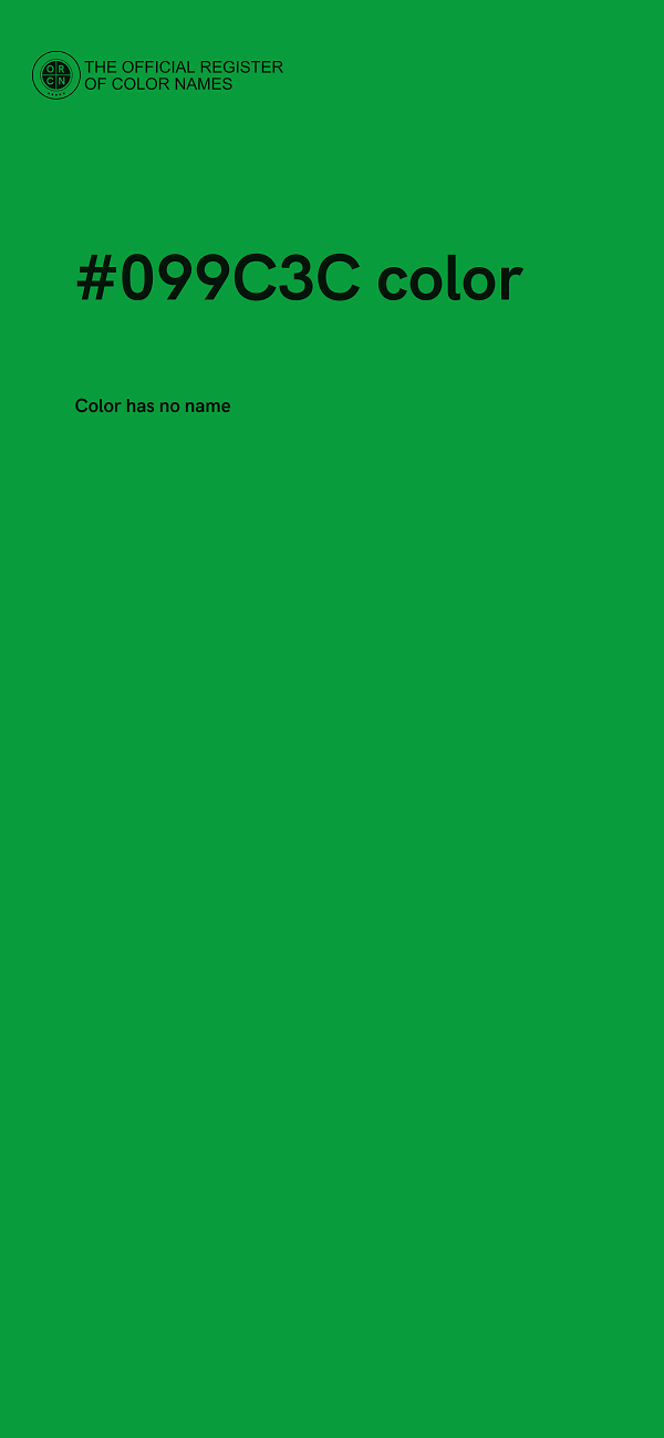 #099C3C color image
