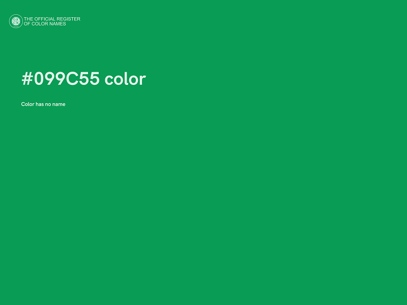 #099C55 color image