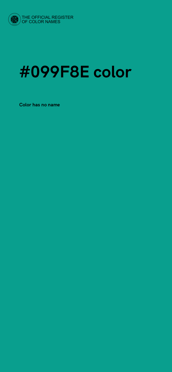#099F8E color image