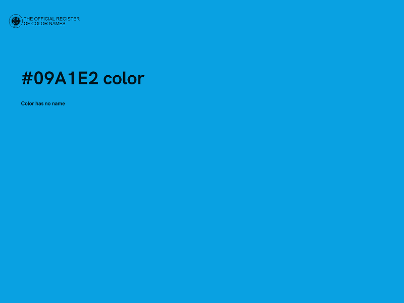 #09A1E2 color image