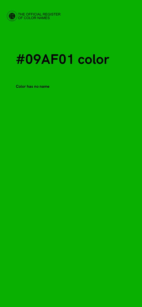 #09AF01 color image